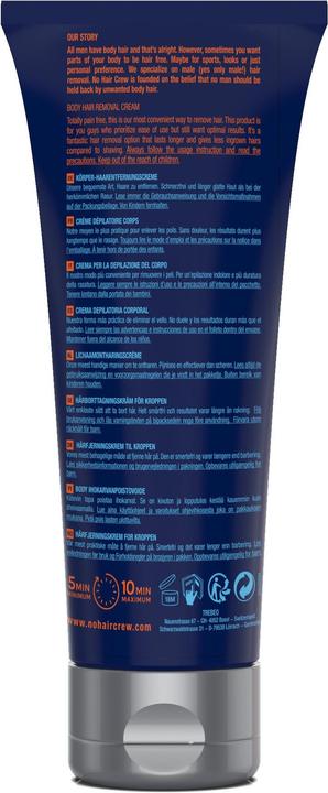 Image du produit No Hair Crew Crème dépilatoire (200 ml, 1 x, 264 g)