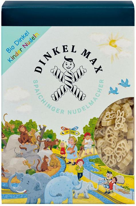 Actual product image Dinkel Max Pasta organic spelt zoo animals 300 g (335 g)