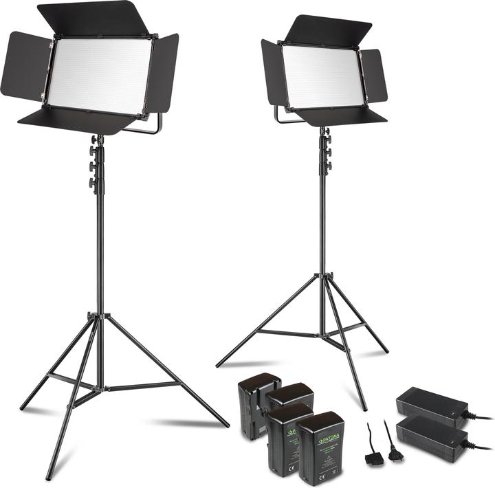 Produktbild Walimex LED Niova 150-F Pro 150W Bi Color Set4 (Flächenleuchte)