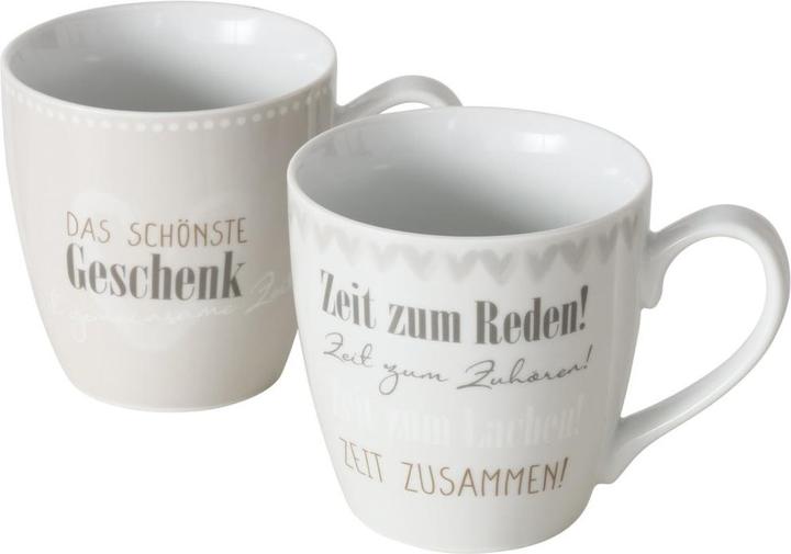Produktbild Boltze Home Boltze Jumbobecher "Wertschätzung" 480ml sortiert (1 Stück) (1 x)
