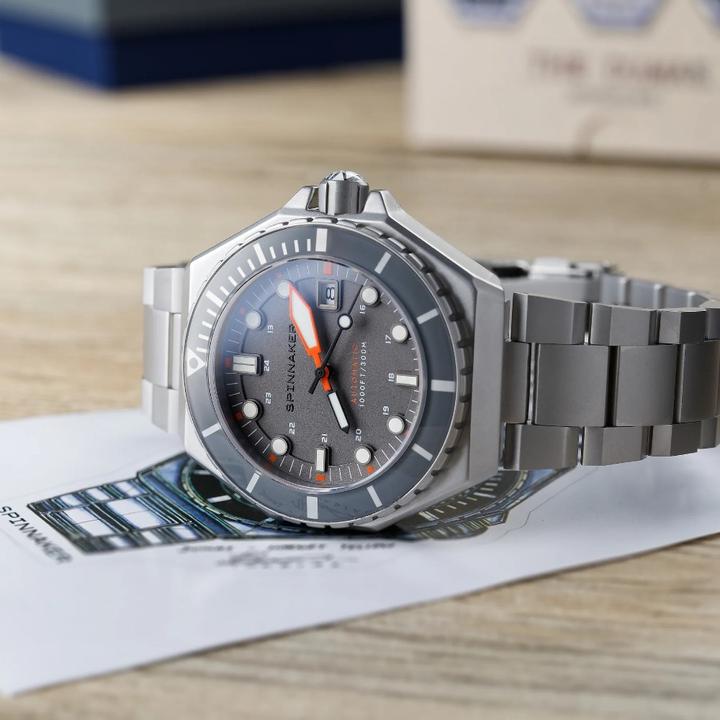 Immagine prodotto Spinnaker SP-5081-KK Orologio automatico Dumas da uomo 44mm 30ATM (Lunetta girevole a sinistra, 44 mm)