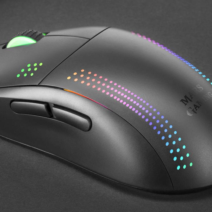 Actual product image Mars Gaming Souris Filaire Gamer Mmpro RGB (Noir) (Cable)