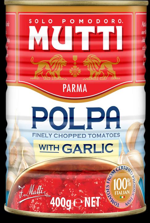 Mutti Polpa mit Knoblauch (400 g)