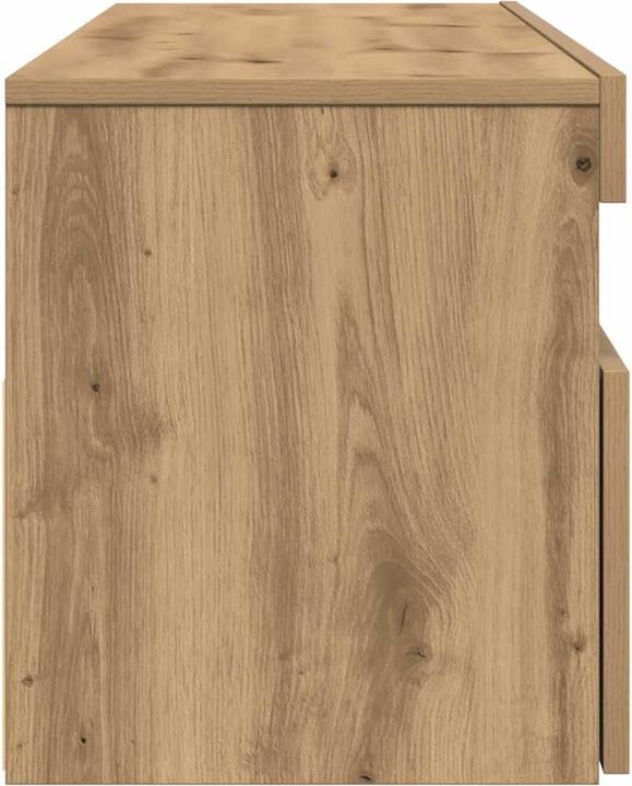 Actual product image VidaXL TV Schrank Lowboard Fernsehschrank Fernsehtisch mit LED Artisan-Eiche (120 x 35 x 40 cm)