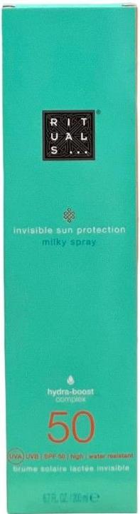 Actual product image Rituals Milky Spray (Sun spray, SPF 50, 200 ml)