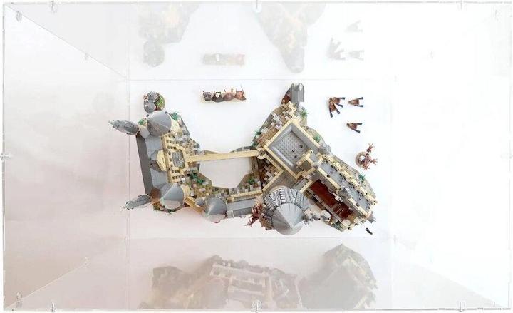 Image du produit iDisplayit Présentoir en acrylique pour LEGO® 71043 Harry Potter Château de Poudlard (avec base blanche)