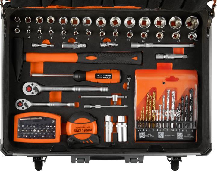 Produktbild Do it + Garden Werkzeugkoffer Professional 138 teilig (138 Teile)