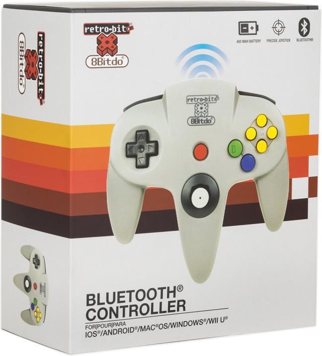 Image du produit 8bitdo X Retrobit N64 Bluetooth Gamepad (Android, iOS, Mac, PC)