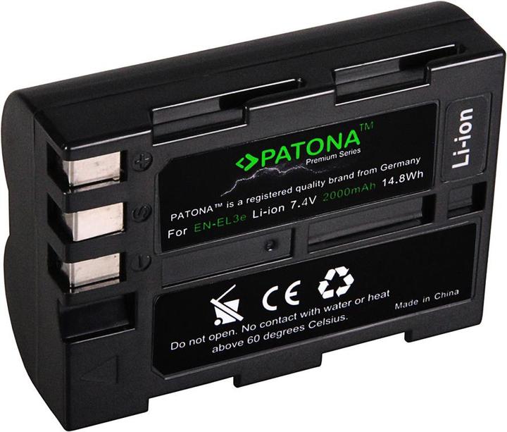 Actual product image Patona Nikon EN-EL3E (Camera battery)
