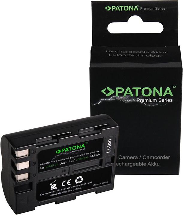 Actual product image Patona Nikon EN-EL3E (Camera battery)