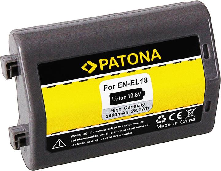 Actual product image Patona Nikon EN-EL18 (Camera battery)