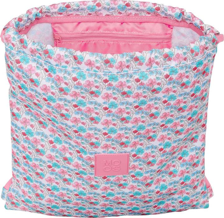 Produktbild Moos Rucksacktasche mit Bändern Flores Bunt 35 x 40 x 1 cm