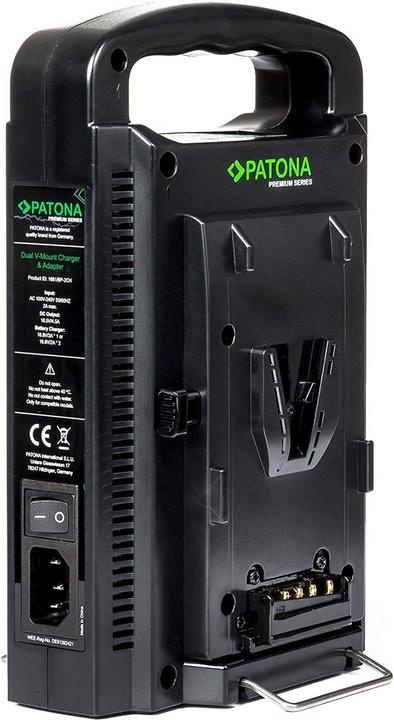 Actual product image Patona V-Mount Dual (Camera battery charger)