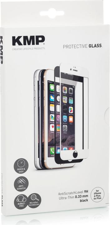 Actual product image KMP Protective Glass (1 Piece, Apple iPhone 6 Plus)