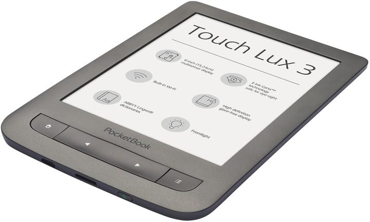 Produktbild PocketBook Touch Lux 3 (6", 4 GB, Dunkelgrau)