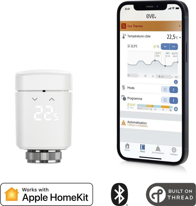 Actual product image Eve Thermo (HomeKit) 2-pack