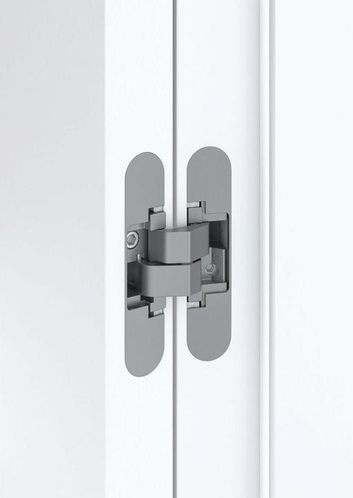 Actual product image Roberto Anselmi ANSELMI concealed door hinge AN 140 3D, bulk pack, black zamak