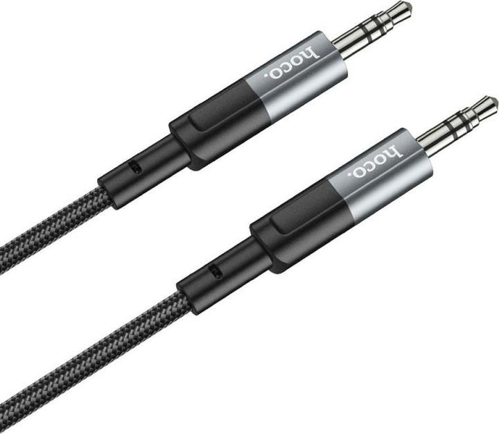 Produktbild Hoco 3.5mm to 3.5mm Audio Kabel UPA22, 1m, Schwarz (1 m)