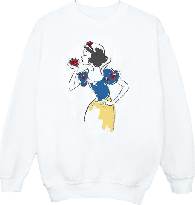 Disney Princess Snow White Apple Glitter Sweatshirt Jungen