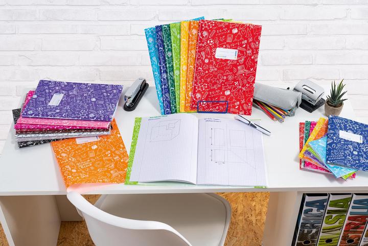 Image du produit HERMA Protège-cahier A4 SCHOOLYDOO (A4, Quadrillé, Couverture rigide)