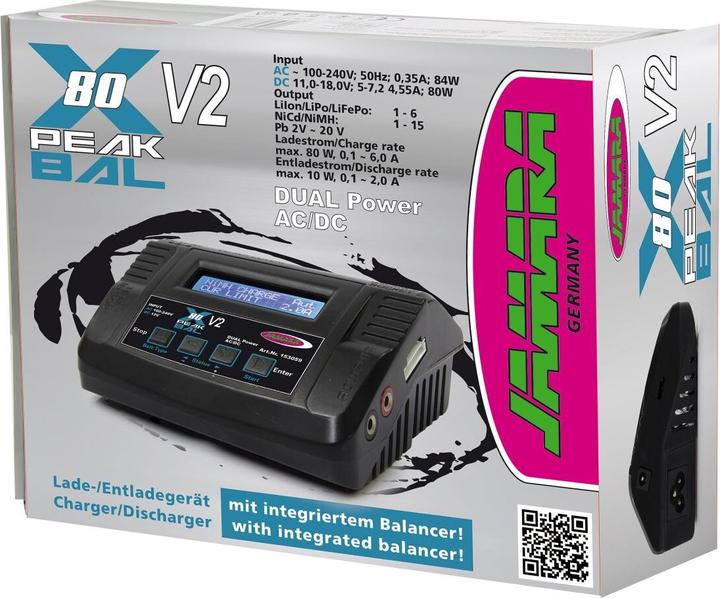 Actual product image Jamara Charger X-Peak 80 V2