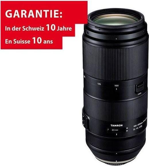 Produktbild Tamron AF 100-400mm F/4,5-6,3 Di VC USD, Nikon F (EU) (Nikon F, Vollformat, APS-C / DX)