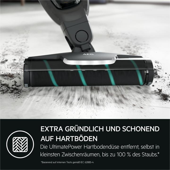 Actual product image AEG steelstofzuiger 21.6v ocean green