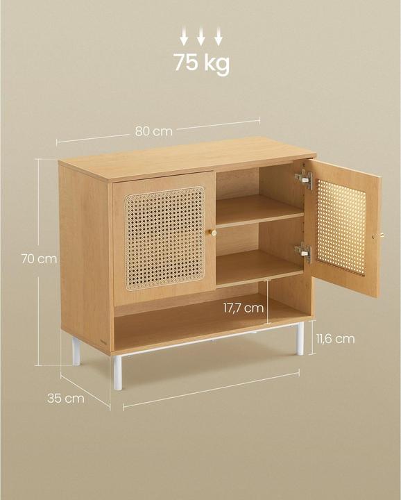 Actual product image Vasagle Boho style (80 x 70 x 35 cm)