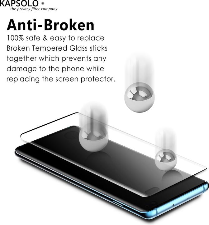 Produktbild Kapsolo Displayschutzglas KAP30396 Samsung Galaxy S21 Plus (1 Stück, Samsung Galaxy S21+)
