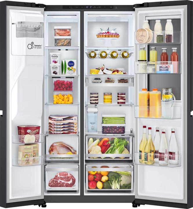 Immagine prodotto LG GSXE91EVAD Frigorifero Side-by-Side InstaView Door-in-Door, Classe D, 628L, Wi-Fi, Senza allaccio, U (628 l)