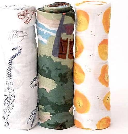 Actual product image little unicorn Swaddle 3 Pack (120 cm, 120 cm)