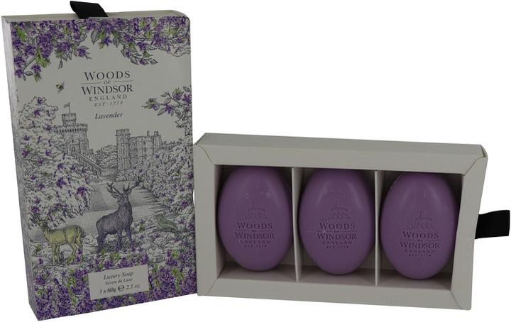 Woods Of Windsor Savon anglais à la lavande par 3 x 60 g (Savon dur)