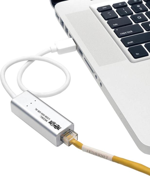 Produktbild Eaton USB 3.0 SuperSpeed to Gigabit Ethernet NIC Network Adapter 10/100/1000 Plug and Play (USB 3.0, RJ45 (1x))