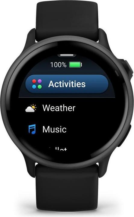 Actual product image Garmin vivoactive 6, GPS, Black/Slate, WW (42 mm, WLAN only)