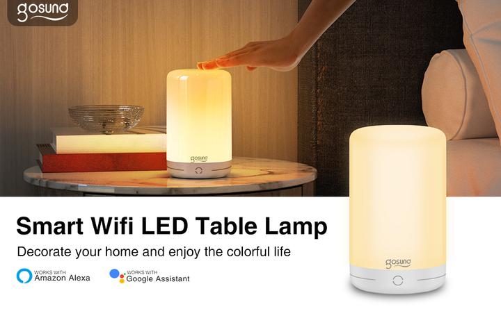 Actual product image Nitebird Smart Bedside Lamp