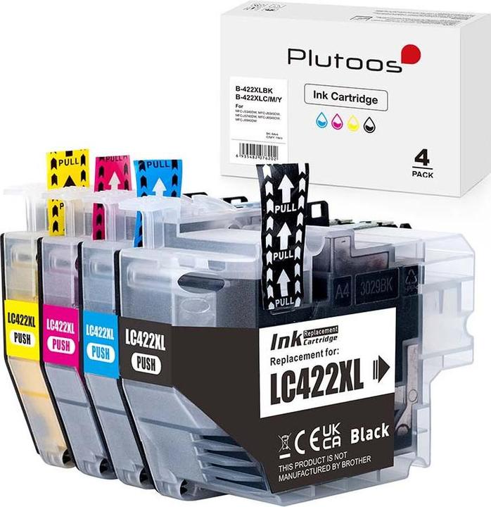 Produktbild Plutoos Brother LC-422XL Patrone kompatibel, 4erFarbset LC-422 XL