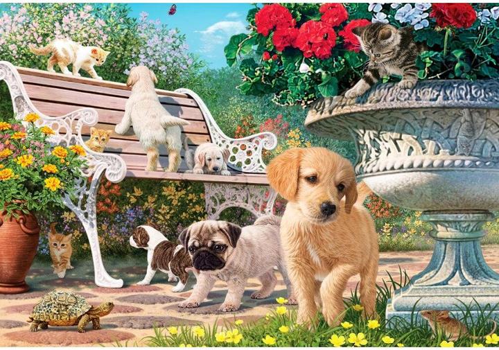Actual product image Anatolian 3326 puzzle 260XL pcs. Animals playing hide and seek by Steve Read (260 pieces)