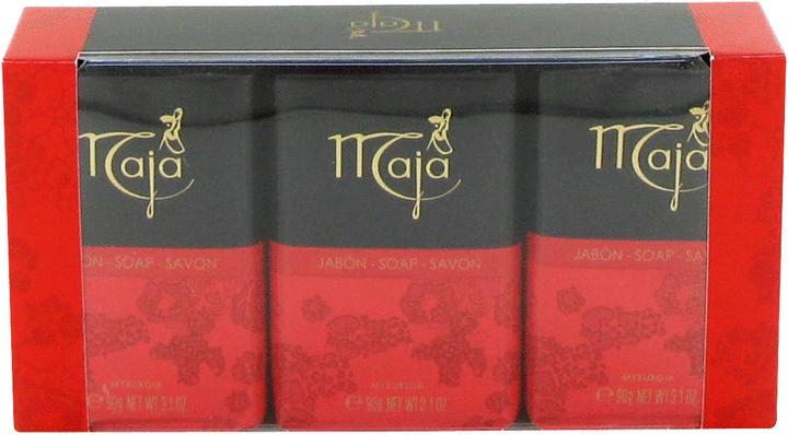Produktbild Maja Soap Maja by Myrurgia Soap (3 pack) 92 ml (Hartseife, 92 ml)