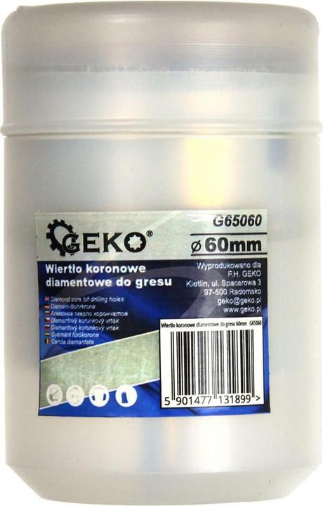 Actual product image GEKO Diamond core drill, 60 mm (60 millimetres)
