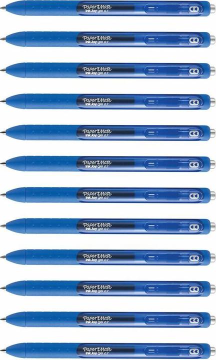 Produktbild Paper Mate Gelschreiber InkJoy Gel M (Blau, Transparent, 12 x)