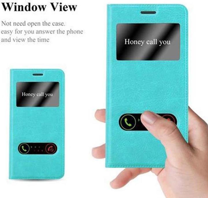Produktbild Cadorabo Book mit View Doppelfenster Cover (Samsung Galaxy S7 Edge)