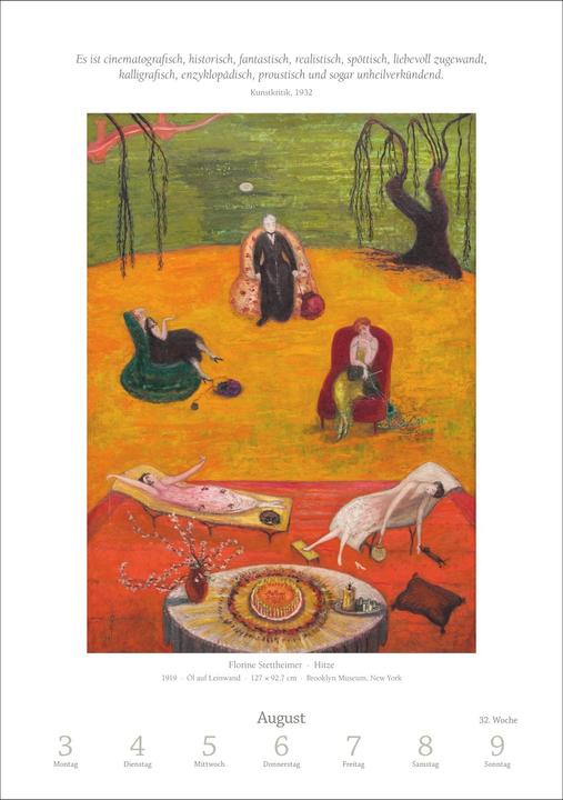 Immagine prodotto Harenberg Kunst Wochen-Kulturkalender 2026 - 53 Meisterwerke der Malerei (Copertina rigida, Tedesco)
