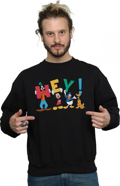 Immagine prodotto Disney Mickey Mouse Friends Hey Felpa Uomo (XXL)