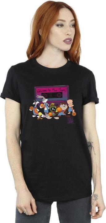 Immagine prodotto Space Jam Team Cassette Maglietta Ampia Donna (XXL)