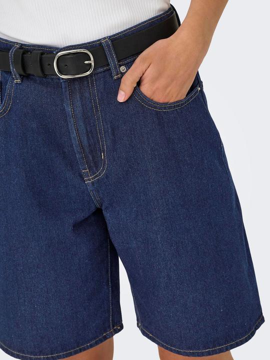 Produktbild Only ONLHOPE Hohe Taille Weiter Beinschnitt Jeans-Shorts Jeans-Shorts (XL)