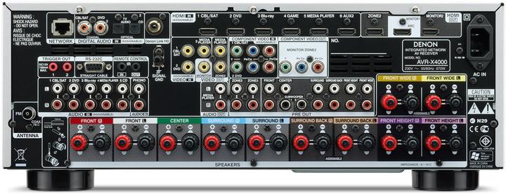 Actual product image Denon Avr-X4000 (7.2 channels, FM)