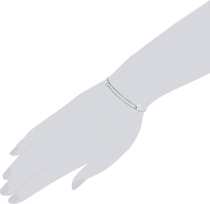 Produktbild Lulu & Jane Messing Glaskristall Muschelkernperle silber 16,0 - 22,0 cm - 33044 (22 cm, Messing)