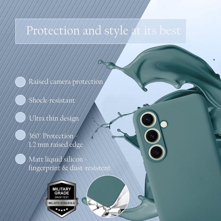 Produktbild Cadorabo Hülle für Samsung Galaxy S24 FE im Liquid Case Design (Samsung Galaxy S24 FE)