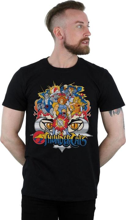 Actual product image Thundercats Mens Action Group Shot T-Shirt (5XL)