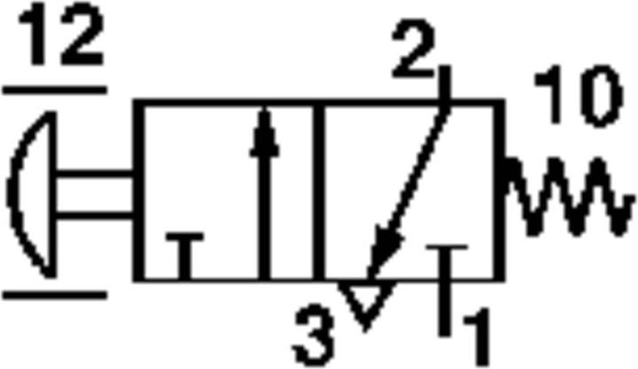 Produktbild Norgren Mechanischbetätigtes Pneumatik-Ventil SP/M1553B/1/N Gehäusematerial Ku